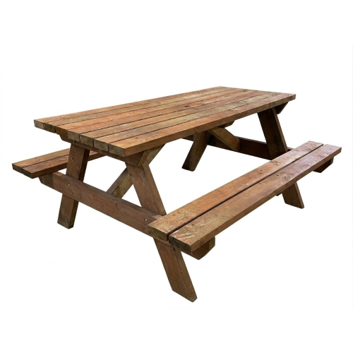 SIX SEATER BENCH  PUB STYLE